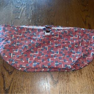 Longaberger Old Glory Basket Liner 100% Cotton 13”long 7” Deep 10” High